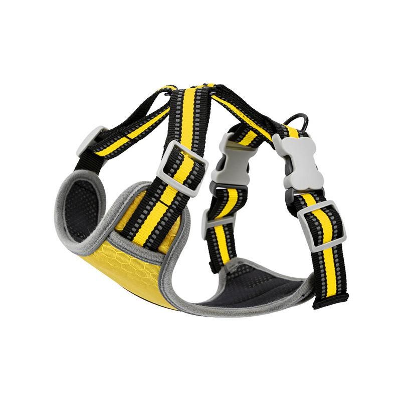 Multi Color Dog Pet Harness Breathable Night Reflective Dog Harness No Pull D Ring Waterproof with Customized Logo