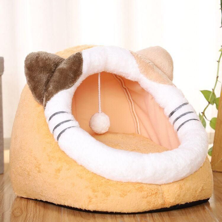 Cat′s Nest Super Soft Warm Cat Plush Cushions Wholesale Cute Supplies Cartoon Pet House