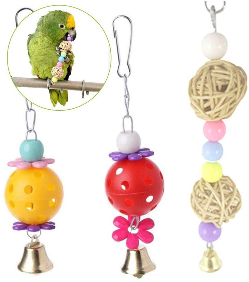 12 Packs Bird Toys Parrot Pet Birds Cage Toys