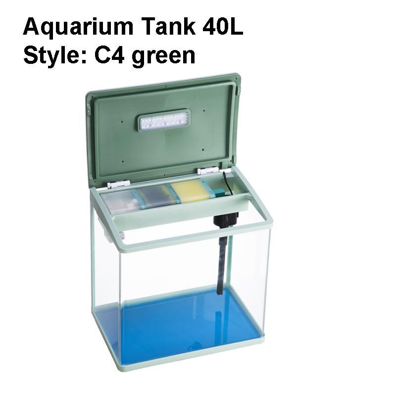 10-Gallon Aquarium Glass Tank Kit with Light and Filter Pump