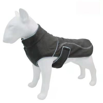 Fleece Dog Coat Pet Jacket Reflective Dog Clothes for Cold Weather for Small to Large Pets