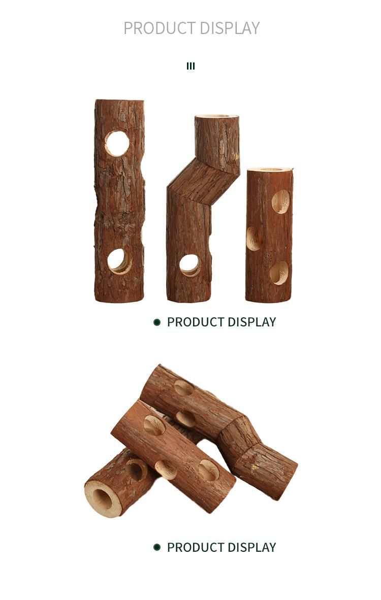 Yee Natural Pure Wood Toys Small Pet Hamster Eco-Friendly Toy