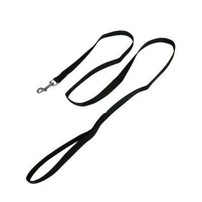 New Product Fashion Training Simple Promotional Black Polyester Pet Harness Leash Dog Lead