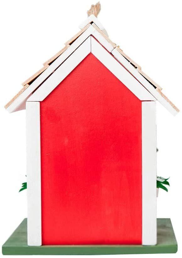 Hot Sell New Rectangle Pine Wood Bird Nest Wooden Birdhouse for Outside