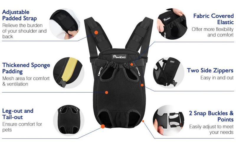 Adjustable Pet Front Cat Dog Carrier Backpack Travel Bag