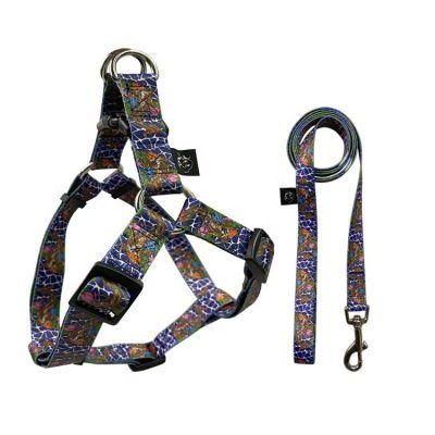 Soft Suede Reflective Breathable Dog Harness Set