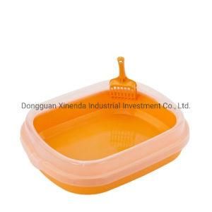 Wholesale Plastic Close Large Cat Litter Box Toilet Tray