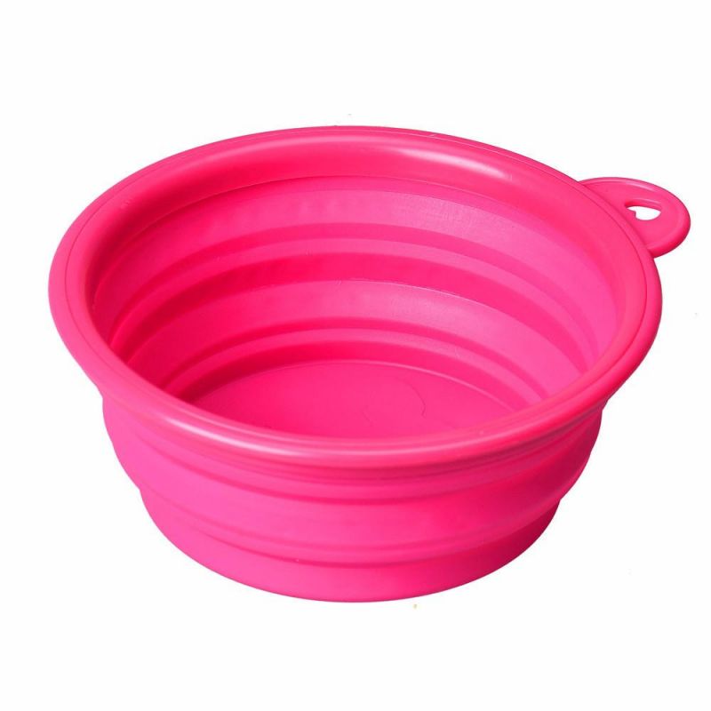 1000ml Pet Bowl Folding Silicone Travel Dog Bowls Walking Portable Water Bowl