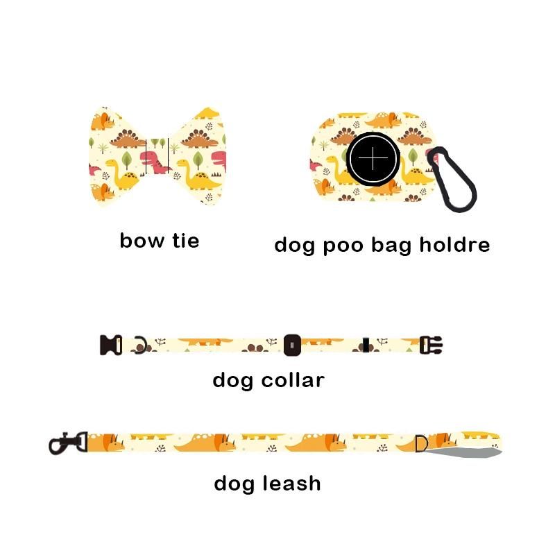 Free Mock up Custom Dog Harness with Leash Collar Poo Bag