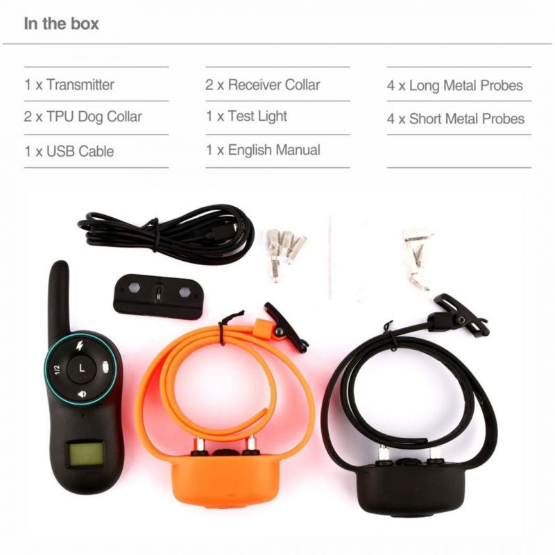 Rechargeable Waterproof Remote Electronic Dog Training Collar/Pet Collar/The Dog Collar