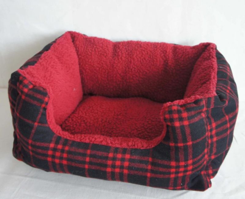 Soft Dog Beds Warm Fleece Lounger Sofa for Small Dogs