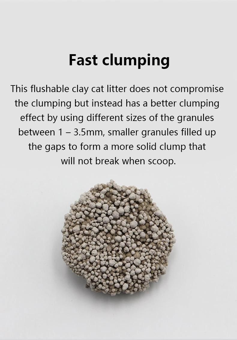 Love Sand Produce Flushable Soluble Mineral Cat Litter Pet Product