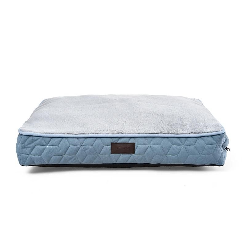 Quilting Style Soft Dog Bed Pillows with Removable Washable Cover