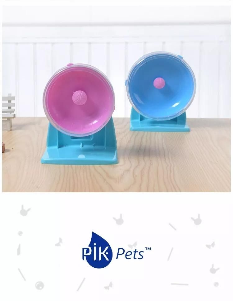 Wholesale High Quality Plastic Small Pet Hamster Toy Running Wheel Bracket Silent Running Hamster Wheel