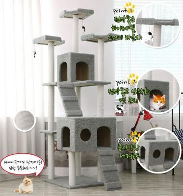 Wholesale Small Cat Tree Sisal Tower Condo Furniture Scratch Post