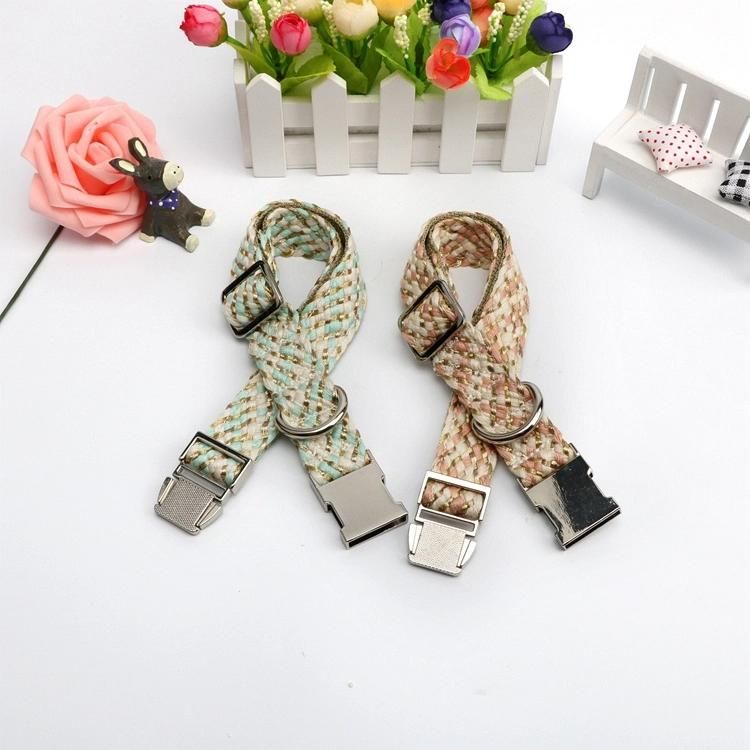 Eco Friendly Weave Cotton Pet Dog Collar