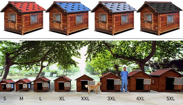 Hot Sale Outdoor Furniture Large Dog Cat Pet Cage Villa Windproof and Waterproof Kennel House