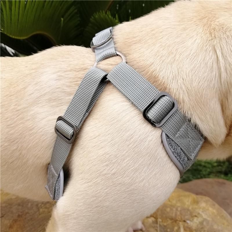 Pet Dog Harness Reflective at Night Comfortable Breathable Soft Solid Color New Style