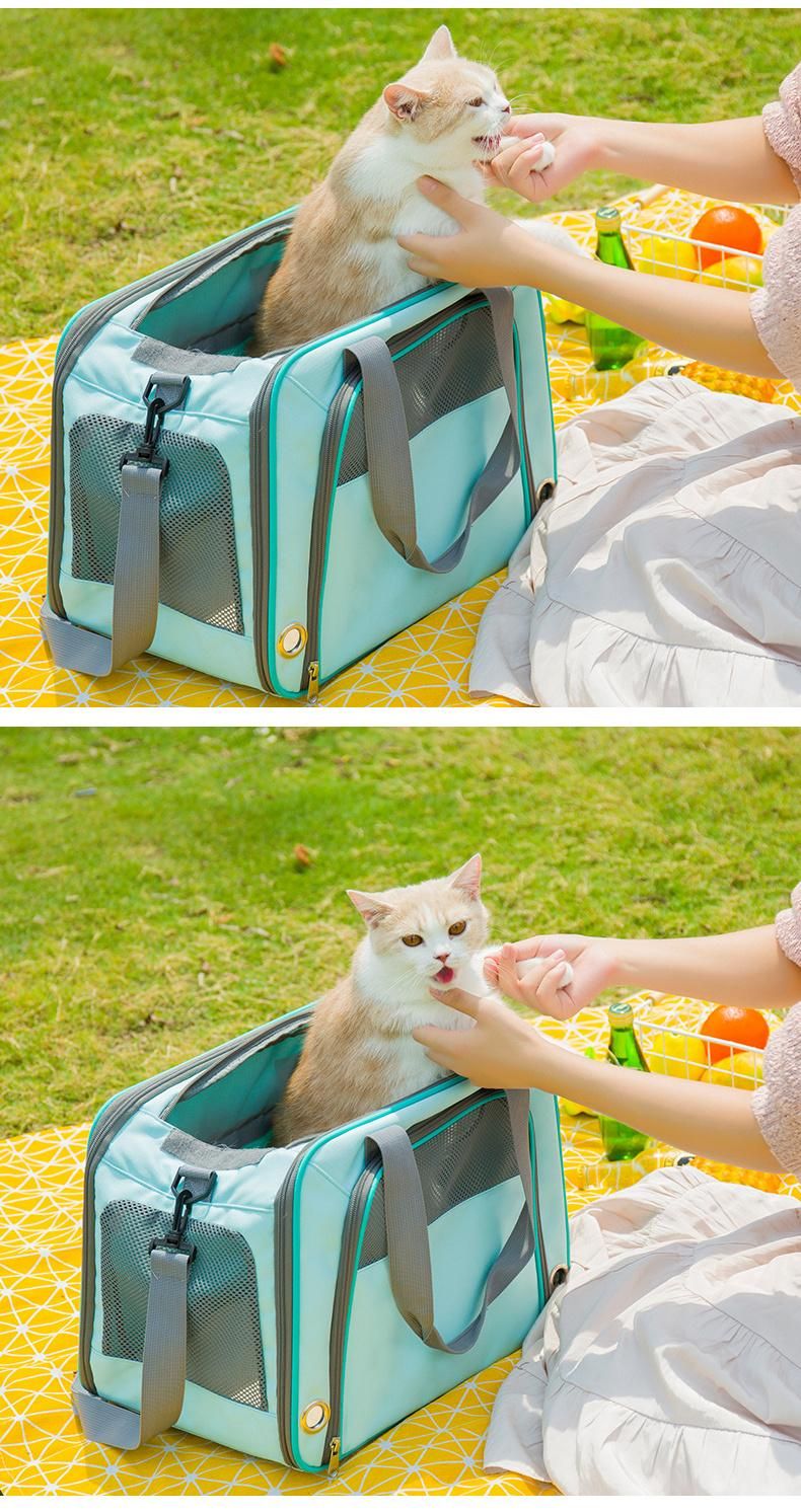 Pet Bag Pet Supplies Cat Bag Pet Handbag Breathable Big Outing Pet Bag