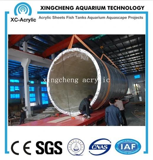 Large Round Acrylic Aquarium Restaurant Project Price