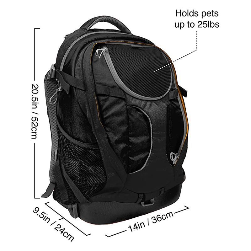 Breathable Custom Travel Dog Backpack Puppy Hiking Tsa Airline Approved