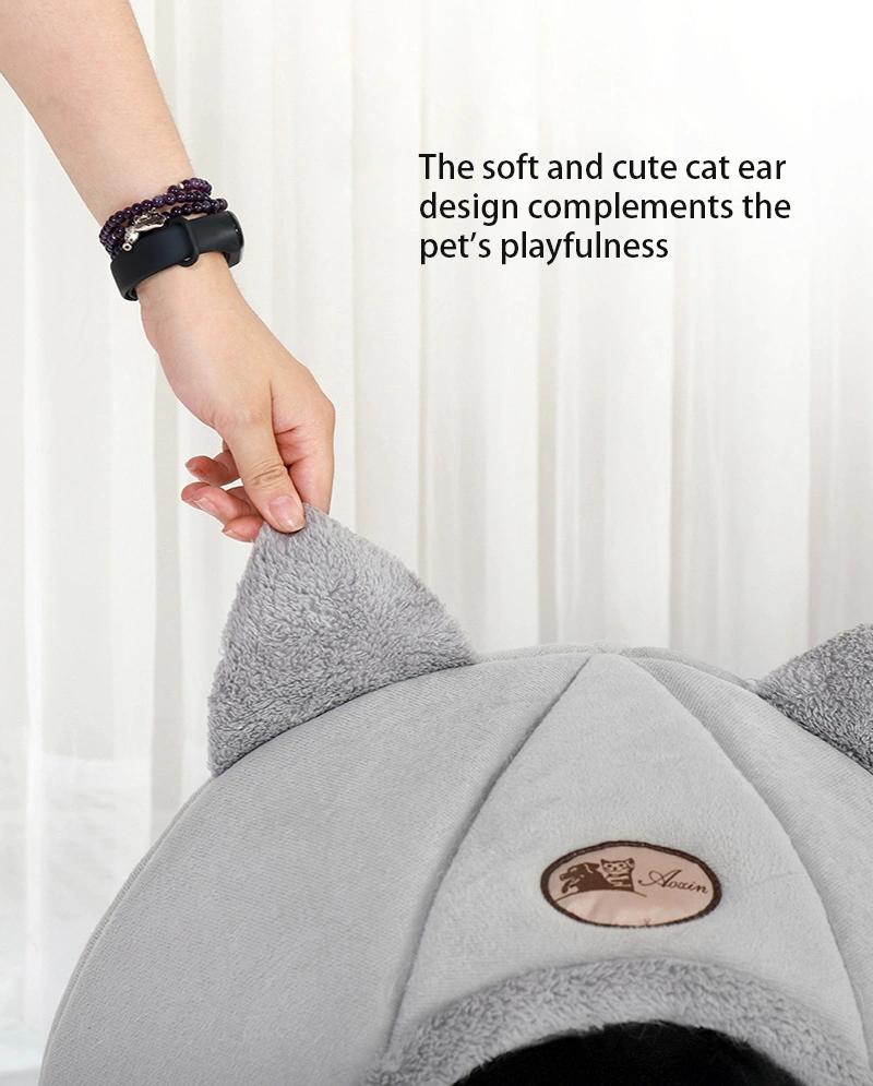 New Cat Bed for Cat‘ S House Products Pets Pad Super Soft Pet Tent Cozy Cave Beds