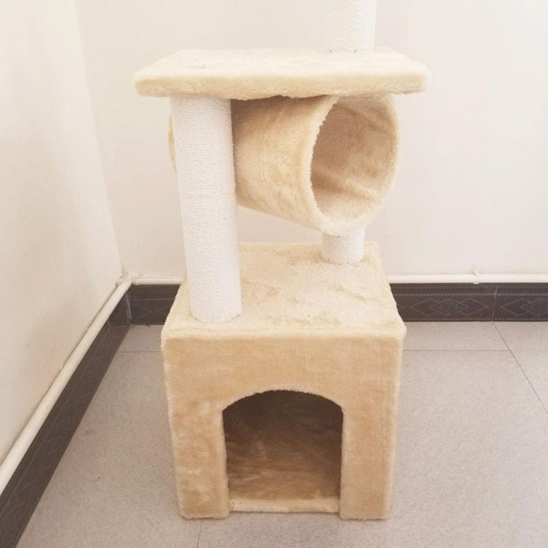 Amazon Hot Sale Sisal Cactus Climbing Frame Vertical Scratching Post Pet Toy Cat Tree