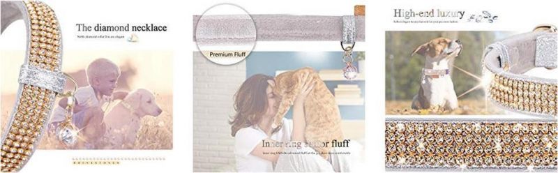 Luxury Dog Collars Adjustable Collars for Small Dog and Cat