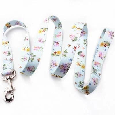2022hot Selling Custom Pattern Printed Pet Leash with Strong Hook