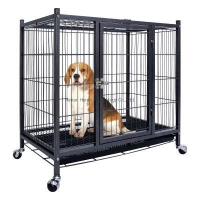 Folding Metal Dog Pet Cage House Dog Kennels for Hot Sale