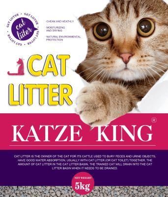 White Bentonite Cat Litter 1mm-3.5mm with Hard Clumping and Strong Odor Control by Plastic Bucket