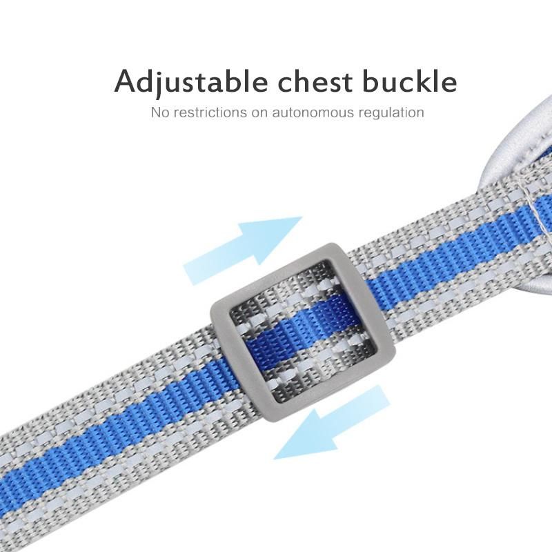 Reflective Chest Strap Breathable Vest Dog Harness Leash with Traction Rope Pet Accessories