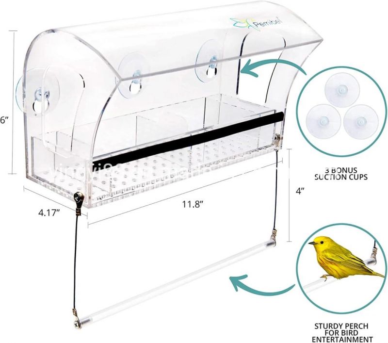 Factory Made Acrylic Pet Bird House