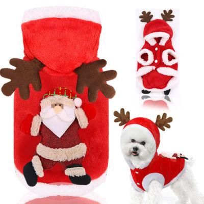 for Autumn Winter Manufacturer, Funny Baby Pet Accessories and Wear Small Winter Christmas Dog Clothes/