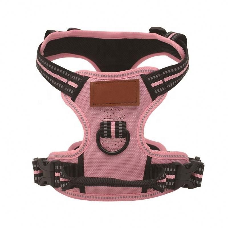 High-Quality Personalized Custom Logo Weight, Breathable Mesh Dog Harness (with handle/pet supplies)