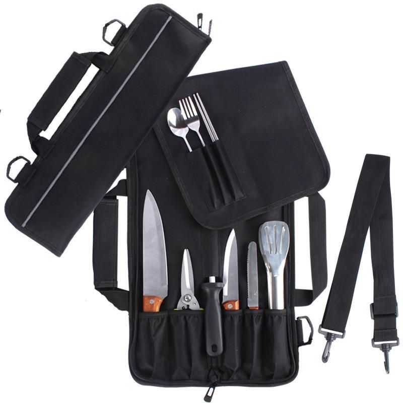 Canvas Roll Tool Bag Hand - Held Heavy Metal Repair Tool Storage Kit