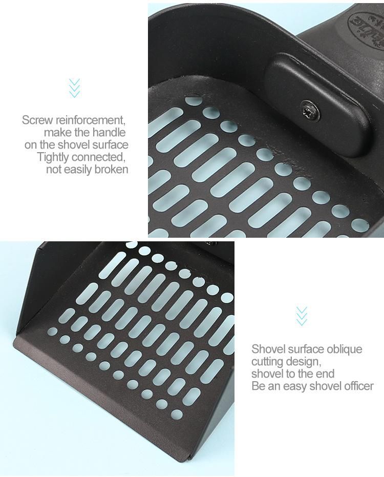 Cat Cleaning Supplies Pet Cleaning Products Cat Scoop Stainless Steel Pet Dog Cleaning Cat Litter Shovel Scoop