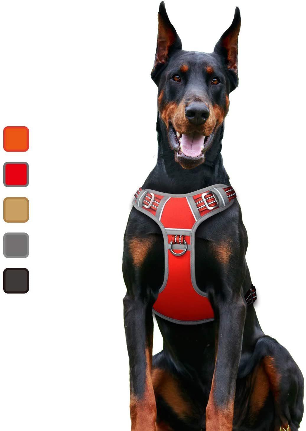 Dog Harness No-Pull Pet Harness Adjustable Comfortable Harness