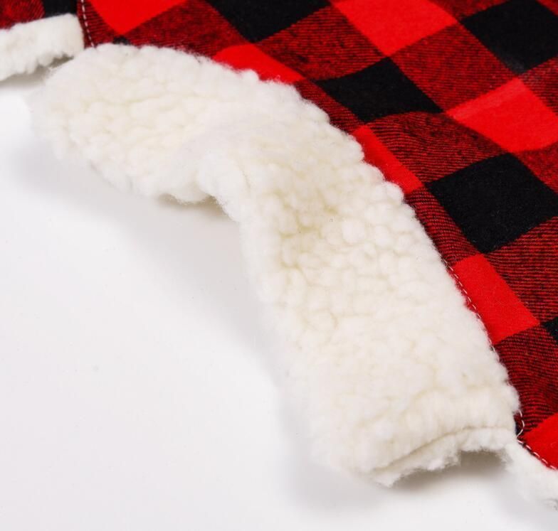 Fleece Plaid Soft Warm Dog Coat with Fast Delivery