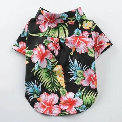 Hawaii Style Breathable Sweat-Absorbent Pet Clothes Dog Shirt Beach Wear