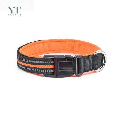 Adjustable Mesh Padded Durable Nylon Dog Training Collar Pet Accessory Pet Supply Dog Collar