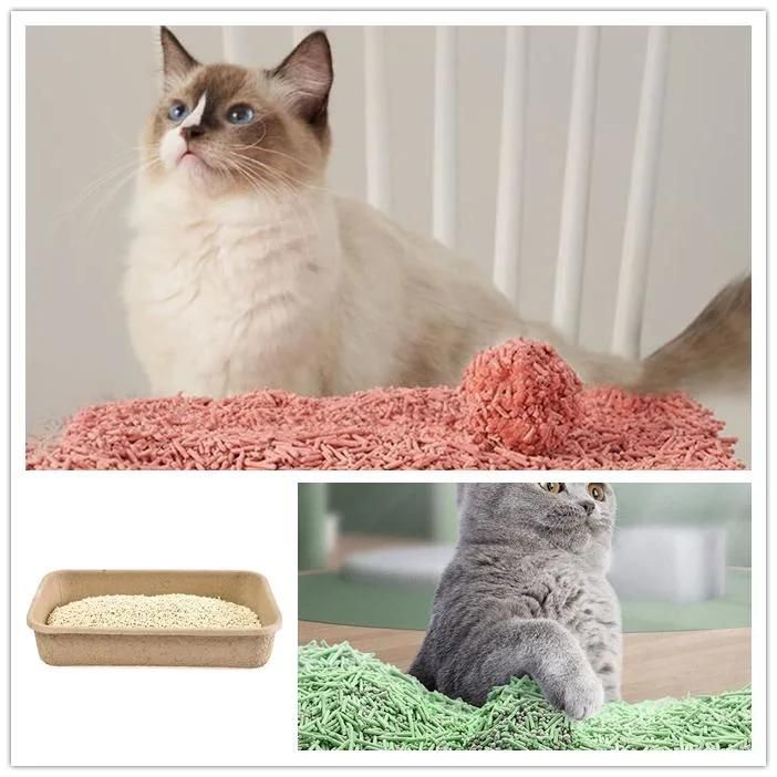 New Supply Professional OEM Wholesale Natural Tofu Cat Litter 3.0mm for Cat Cleaning