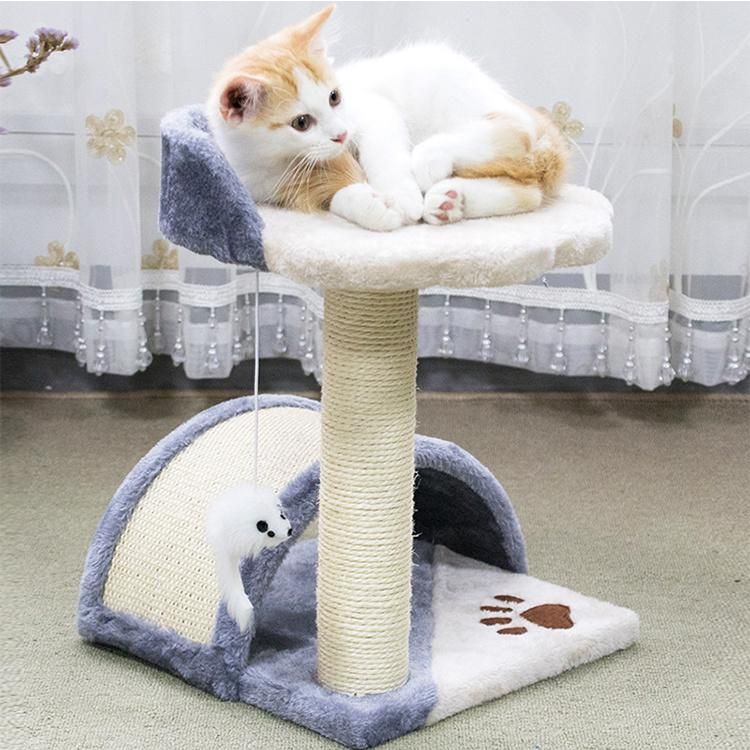 Cat Climbing Rack Nest Arch Bridge Scratching Board