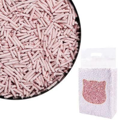 3mm Strip Shape Natural Plant Eco Friendly Spring Cat Flushable Fast Clumping Katzenbaum Tofu Cat Litter