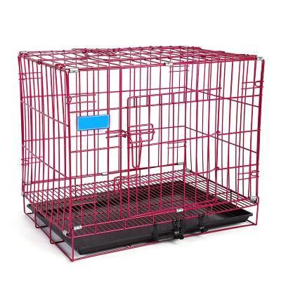 Portable Pet Dog Thickened Steel Cage