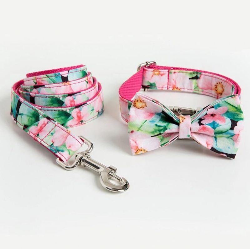 Wholesale Luxury Personalized Custom Printing Metal Logo Buckle Pet Dog Collar