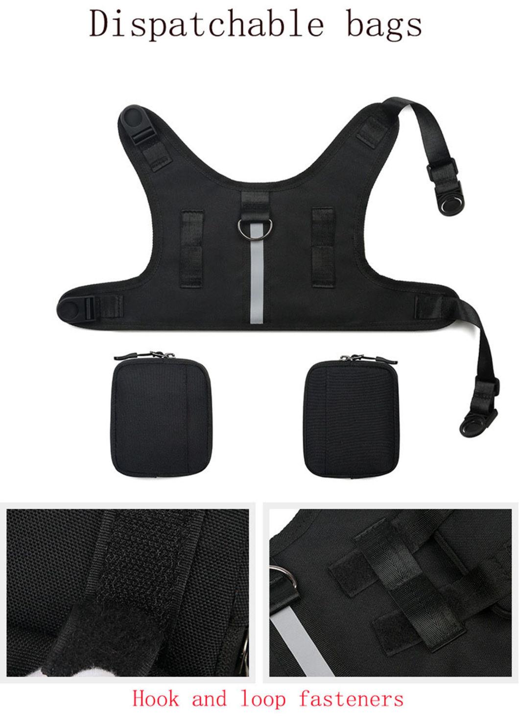Pet Backpack Dog Harness Style with Dispatchable Bags