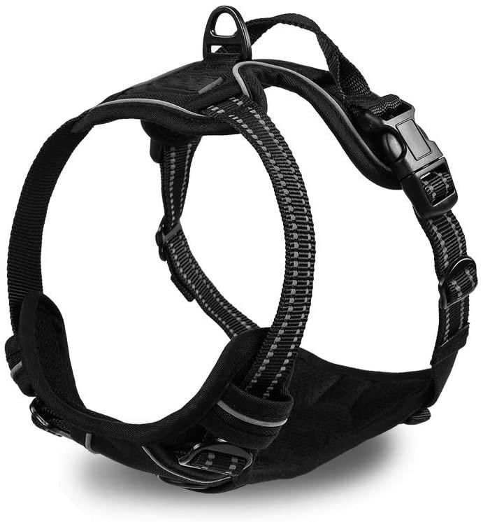 Adjustable Reflective Breathable Oxford Soft Dog Harness