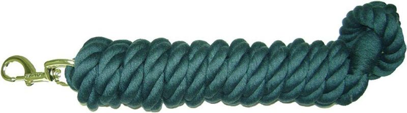 Cotton Lead with Brass-Plated Bolt Snap