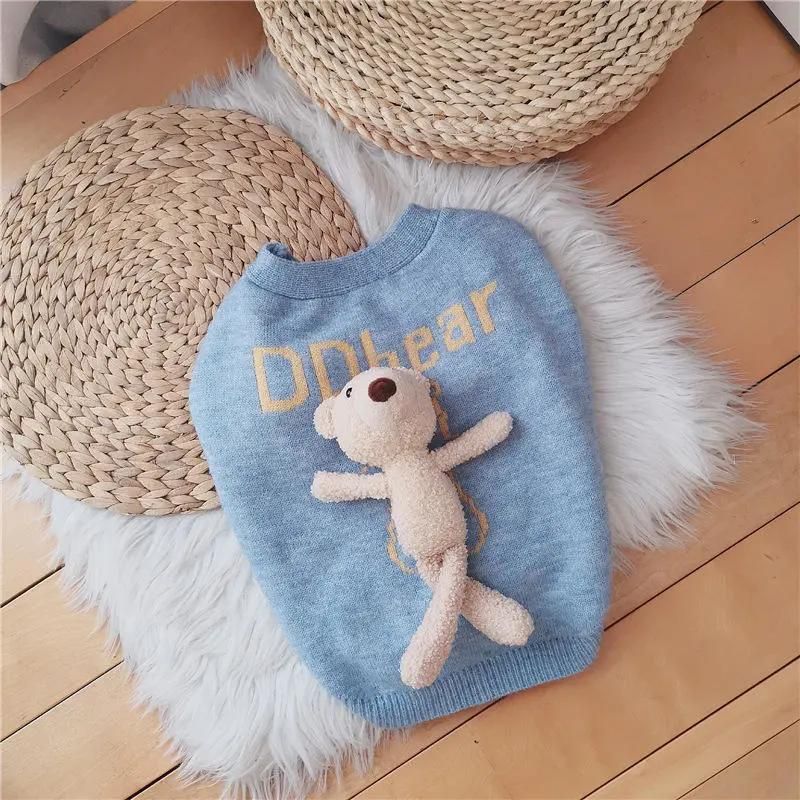 Wholesale Winter Cotton Breathable, Printing Customized Pattern Size S/M/L/XL/XXL Available Luxury Dog Tshirt Clothes/
